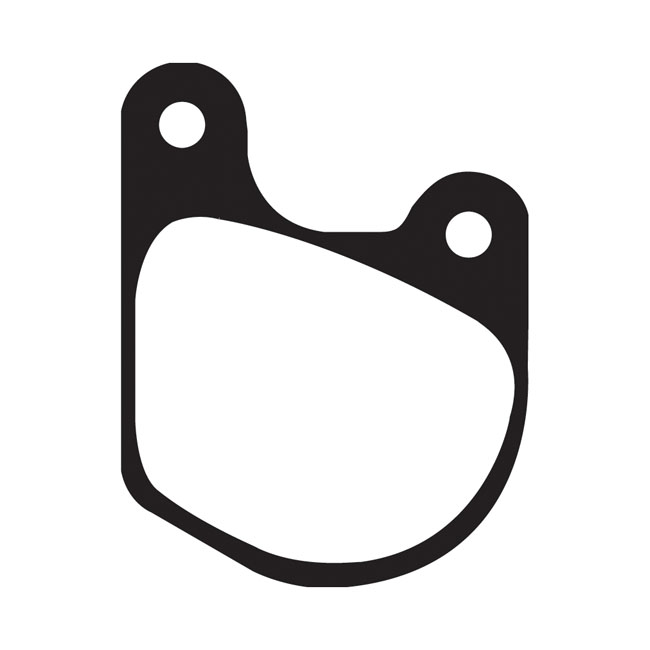thumbnail image 2 of EBC Brakes FA640 Organic Front Brake Pads For Harley Davidson Sportster XL883 (2014-2022) 2 of 3